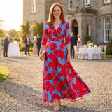 Emma - Sculpting Floral Maxi Dress