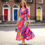 Emma - Sculpting Floral Maxi Dress