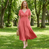 Amelia - Elegant A-Line Midi Dress
