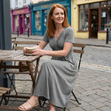 Amelia - Elegant A-Line Midi Dress