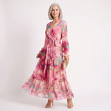 Isla - Long Summer Dress with Floral Pattern