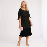 Lily - Elegant Flowing Dress with Ruffles