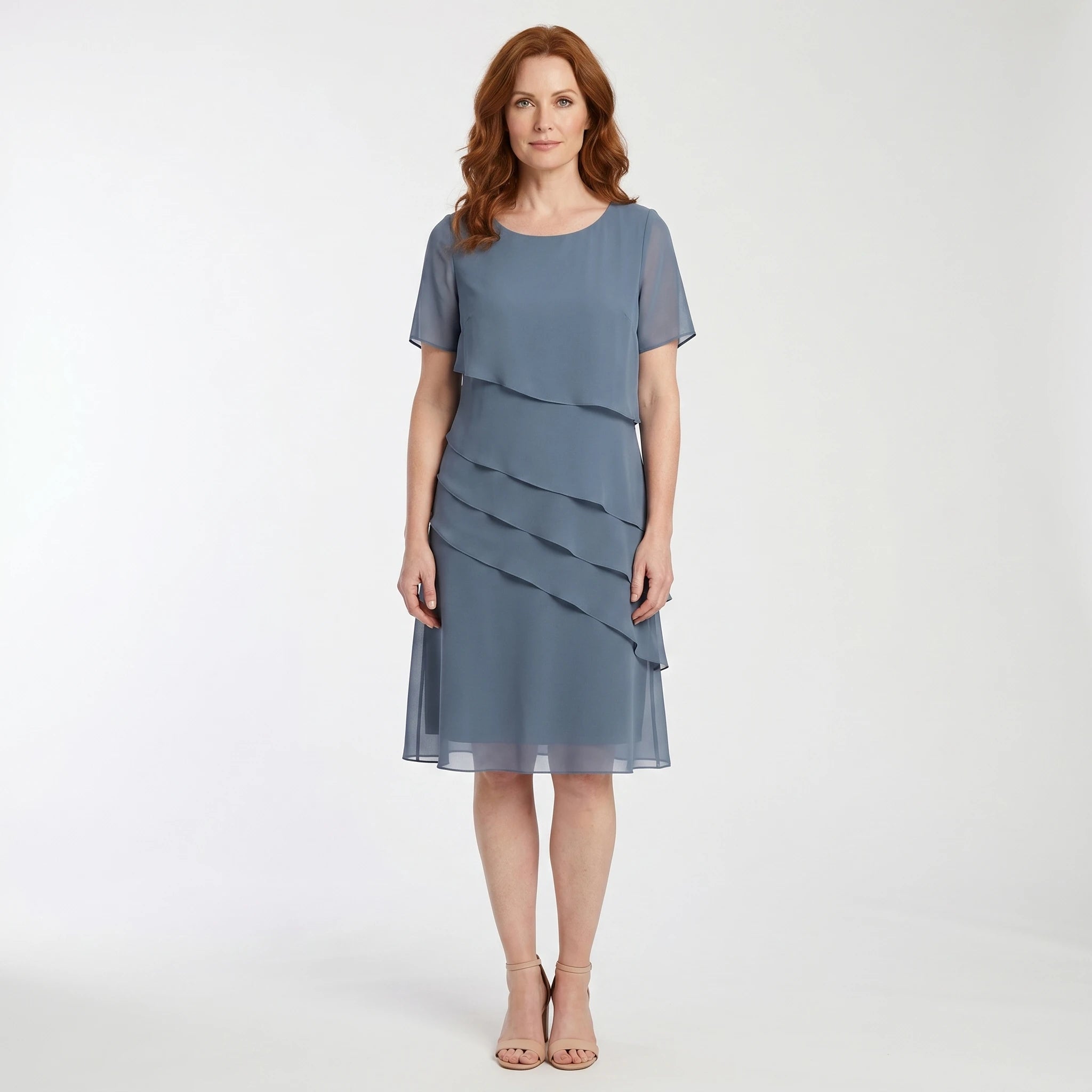 Chloe - Elegant Flowing Dress with Ruffles