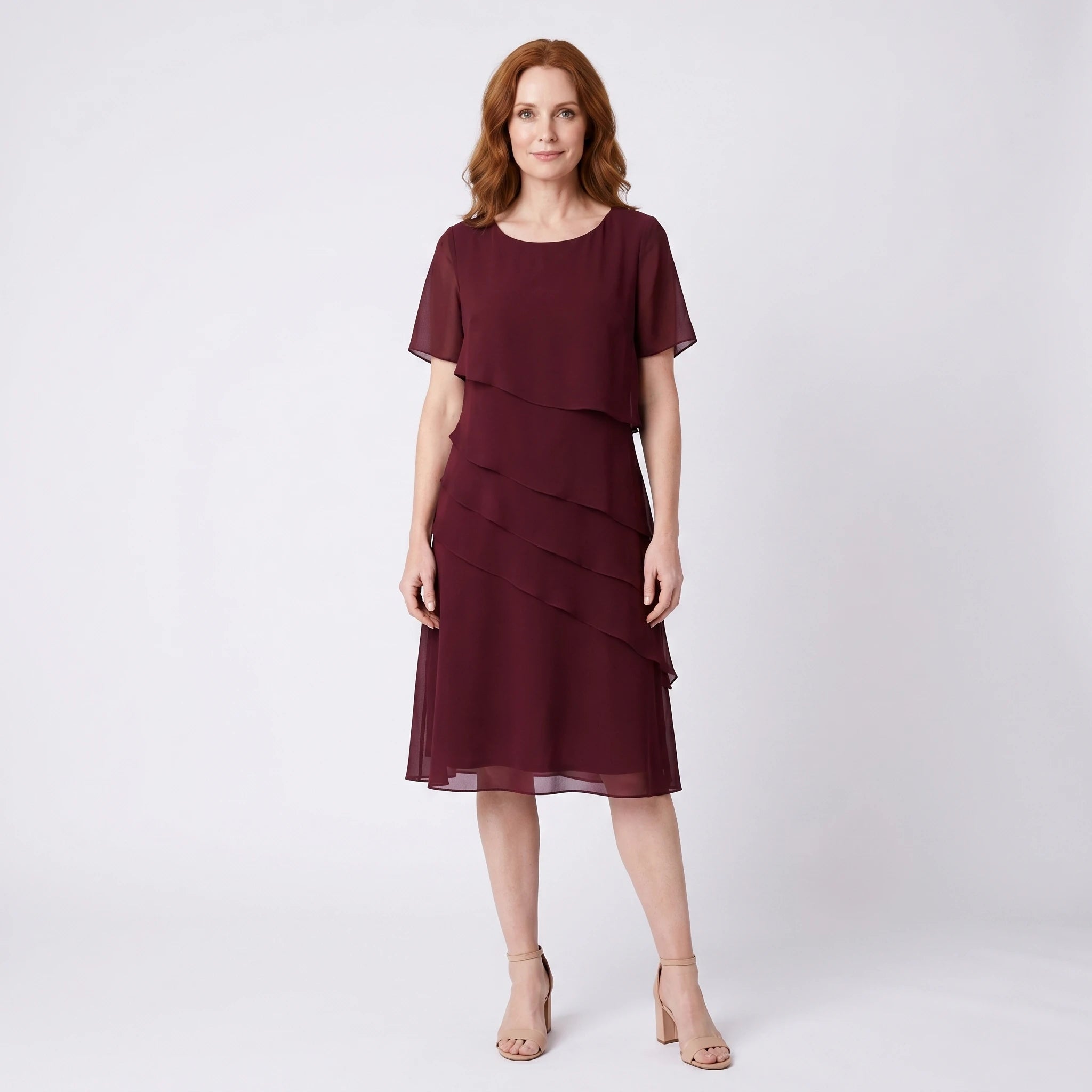 Chloe - Elegant Flowing Dress with Ruffles