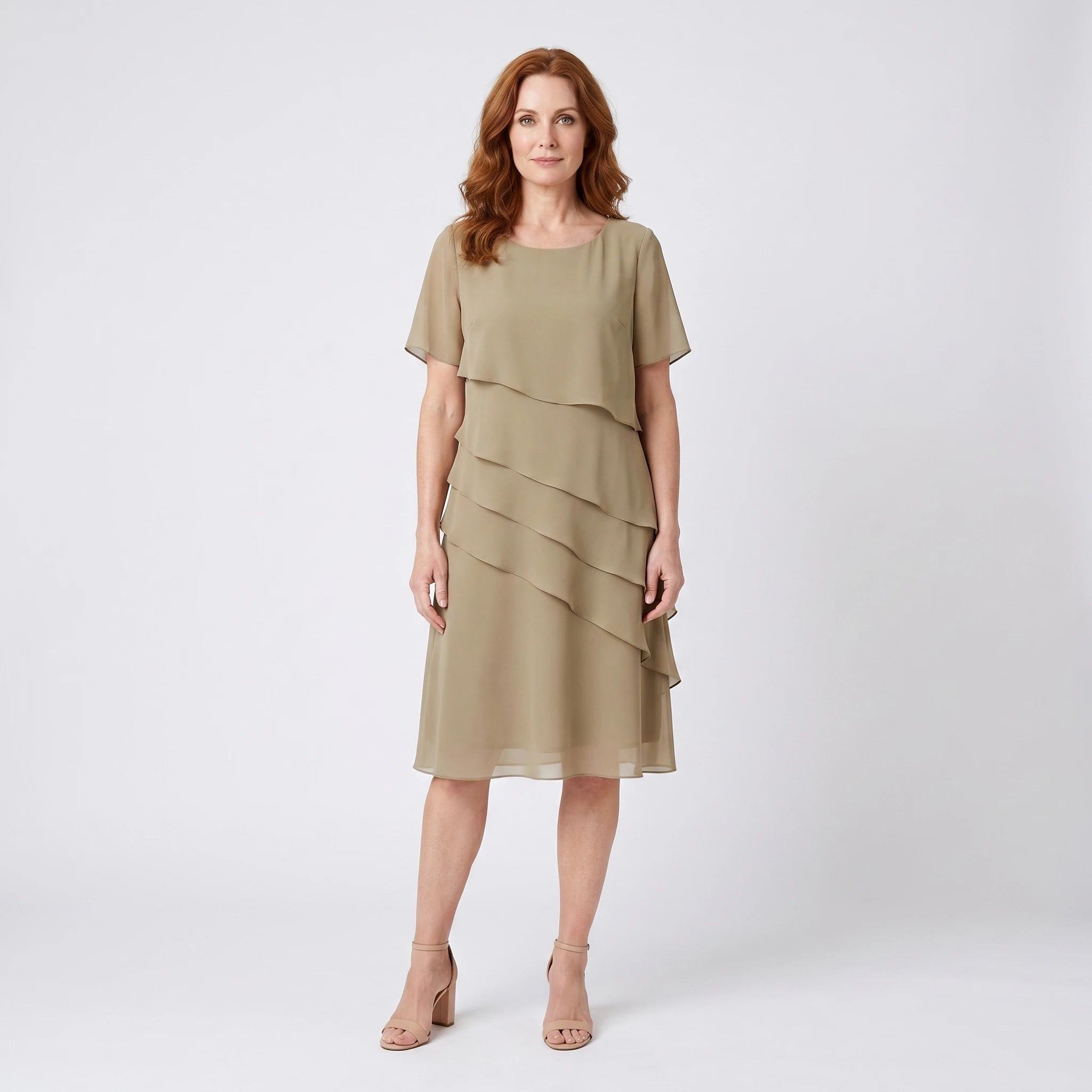 Chloe - Elegant Flowing Dress with Ruffles