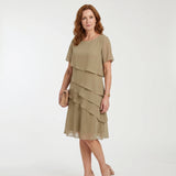Chloe - Elegant Flowing Dress with Ruffles