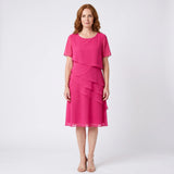 Chloe - Elegant Flowing Dress with Ruffles