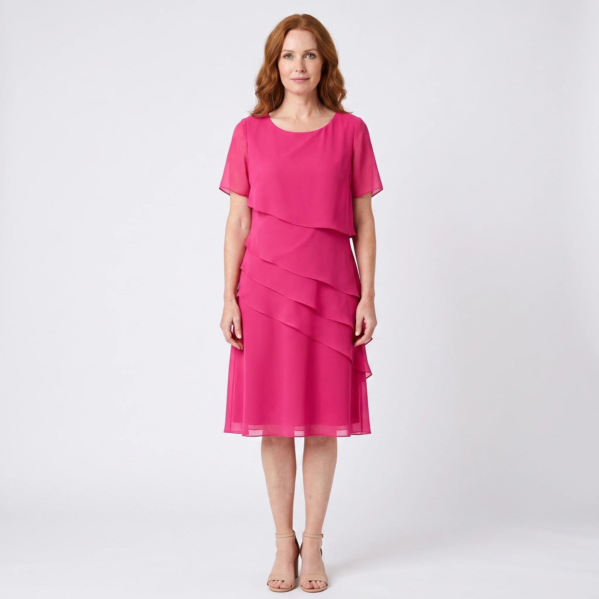 Chloe - Elegant Flowing Dress with Ruffles