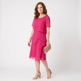 Chloe - Elegant Flowing Dress with Ruffles
