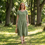 Isabella - Summer Dress with Zip and Practical Pockets