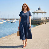 Isabella - Summer Dress with Zip and Practical Pockets