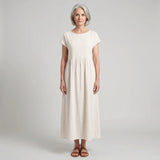 Evie - Flowing Midi Dress of Timeless Elegance