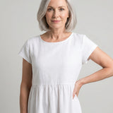 Evie - Flowing Midi Dress of Timeless Elegance