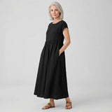 Evie - Flowing Midi Dress of Timeless Elegance