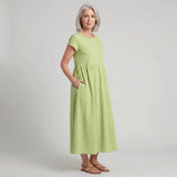 Evie - Flowing Midi Dress of Timeless Elegance