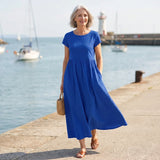 Evie - Flowing Midi Dress of Timeless Elegance