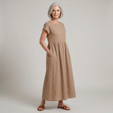 Evie - Flowing Midi Dress of Timeless Elegance