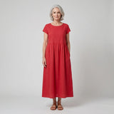 Evie - Flowing Midi Dress of Timeless Elegance