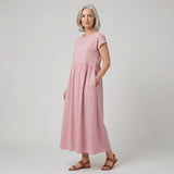 Evie - Flowing Midi Dress of Timeless Elegance