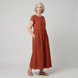 Evie - Flowing Midi Dress of Timeless Elegance