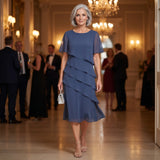 Daisy - Elegant Ruffled Dress with Flattering Comfort