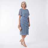Daisy - Elegant Ruffled Dress with Flattering Comfort