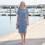 Daisy - Elegant Ruffled Dress with Flattering Comfort