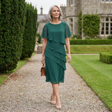 Daisy - Elegant Ruffled Dress with Flattering Comfort