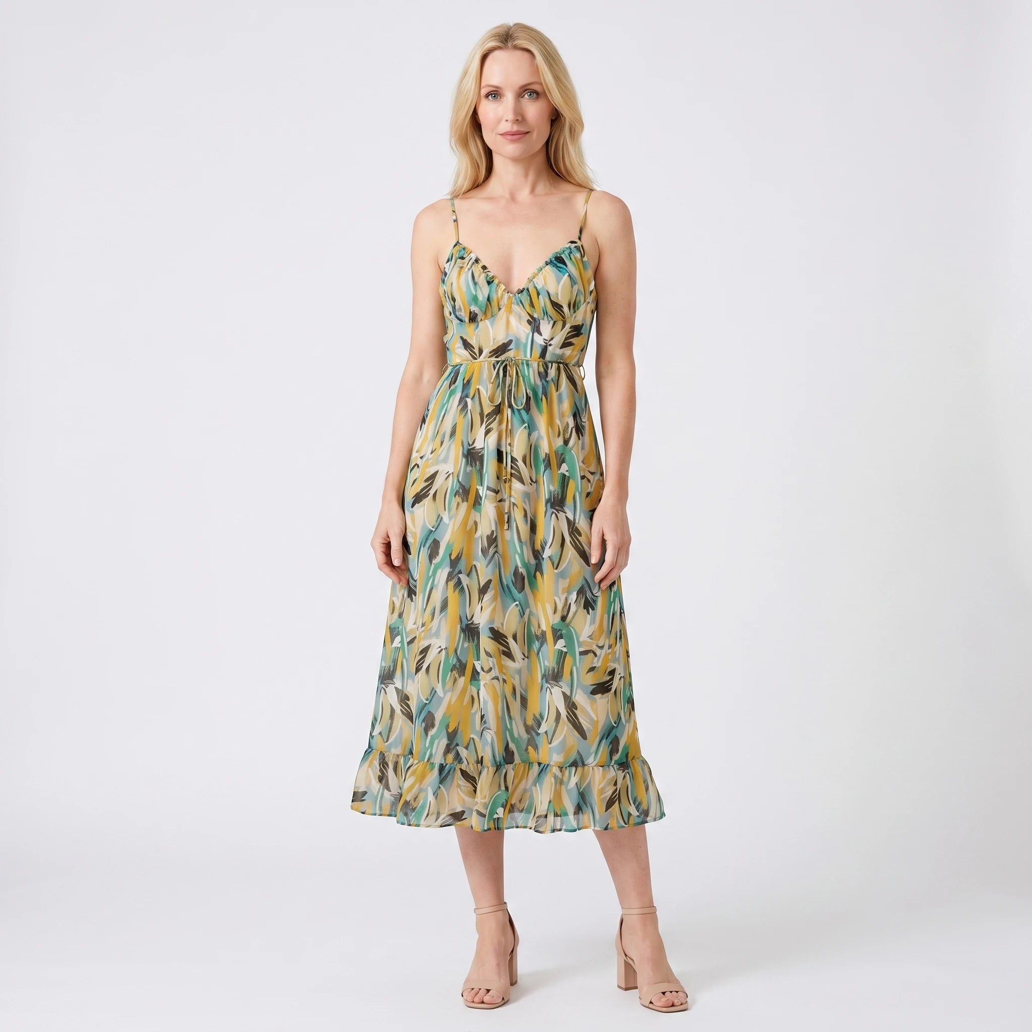 Katie - Printed Summer Dress with Fresh Comfort