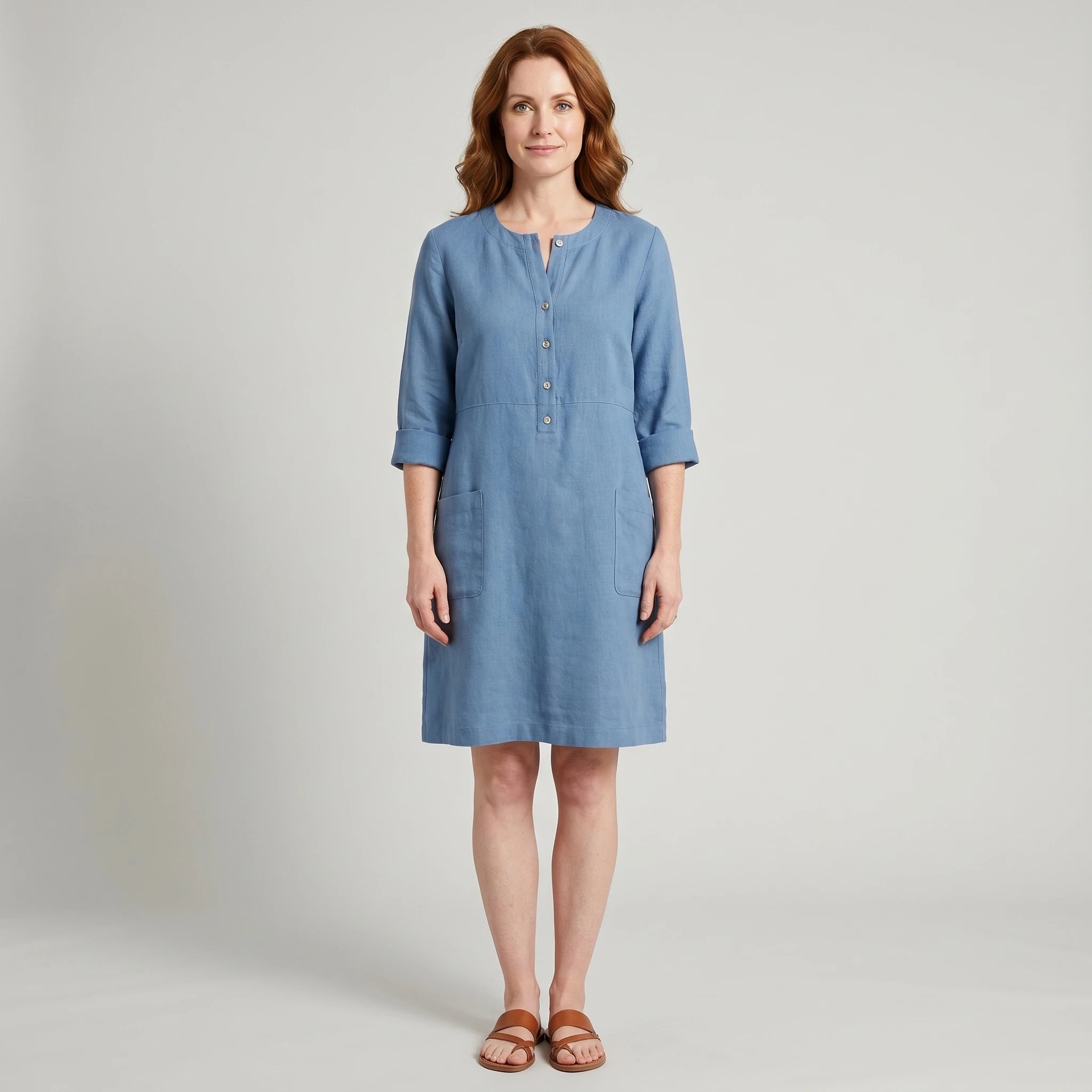 Saoirse - Casual Dress with Relaxed Fit and Timeless Look