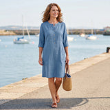 Saoirse - Casual Dress with Relaxed Fit and Timeless Look