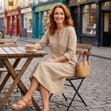 Saoirse - Casual Dress with Relaxed Fit and Timeless Look