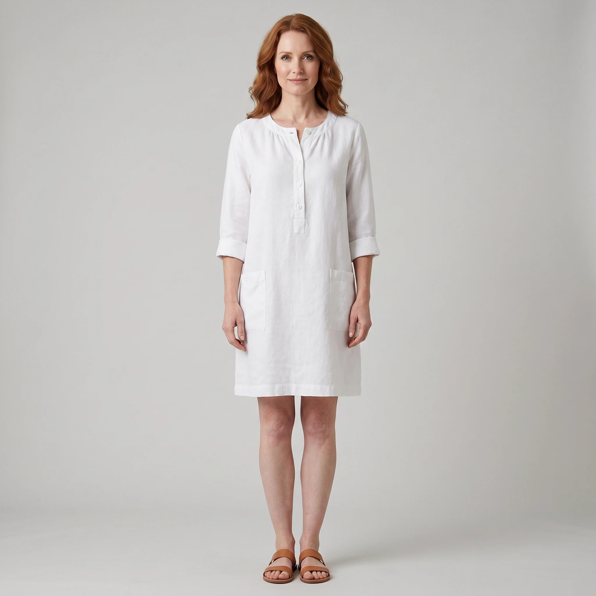 Saoirse - Casual Dress with Relaxed Fit and Timeless Look