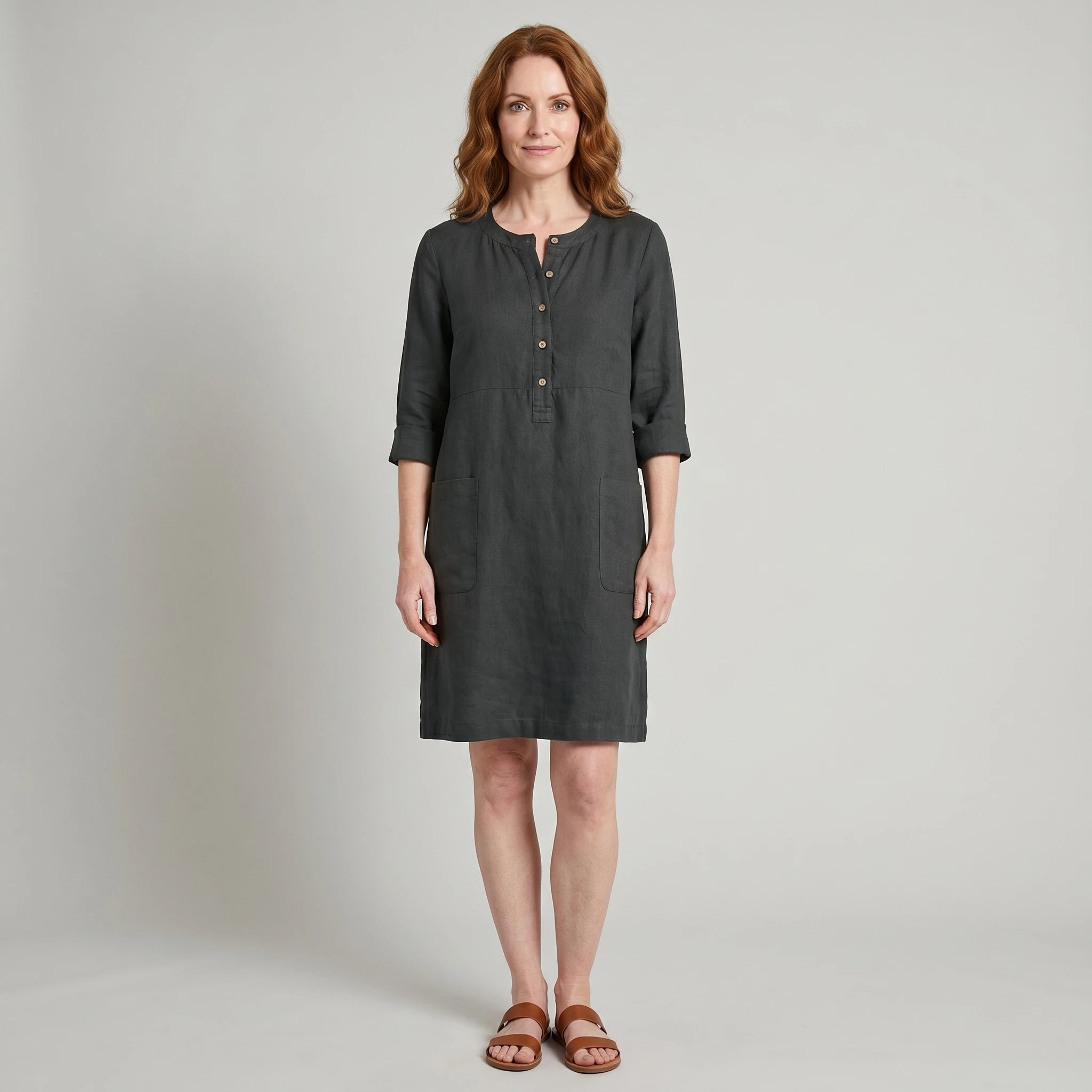 Saoirse - Casual Dress with Relaxed Fit and Timeless Look