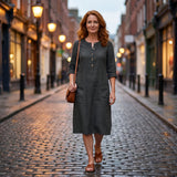 Saoirse - Casual Dress with Relaxed Fit and Timeless Look