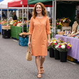 Saoirse - Casual Dress with Relaxed Fit and Timeless Look