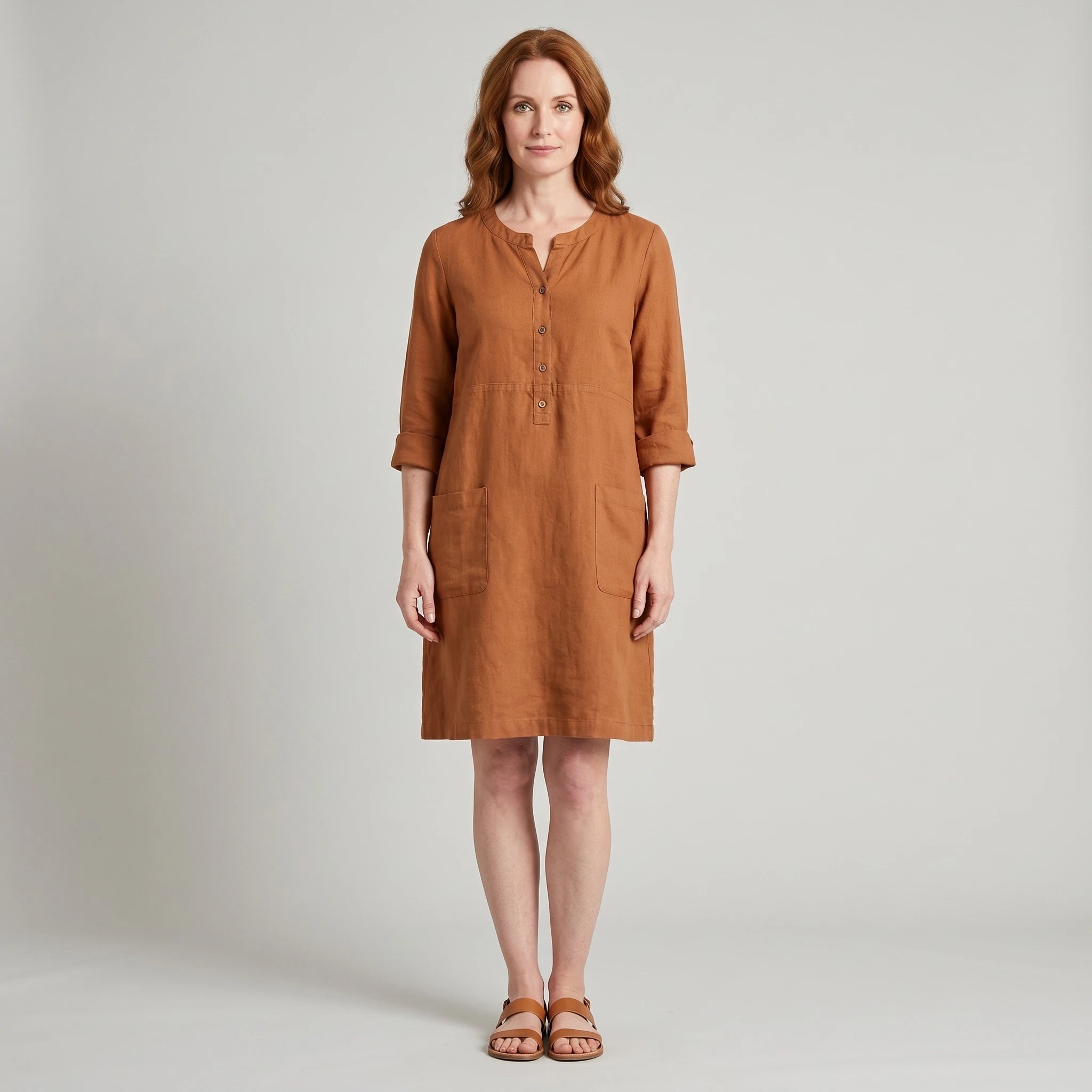 Saoirse - Casual Dress with Relaxed Fit and Timeless Look