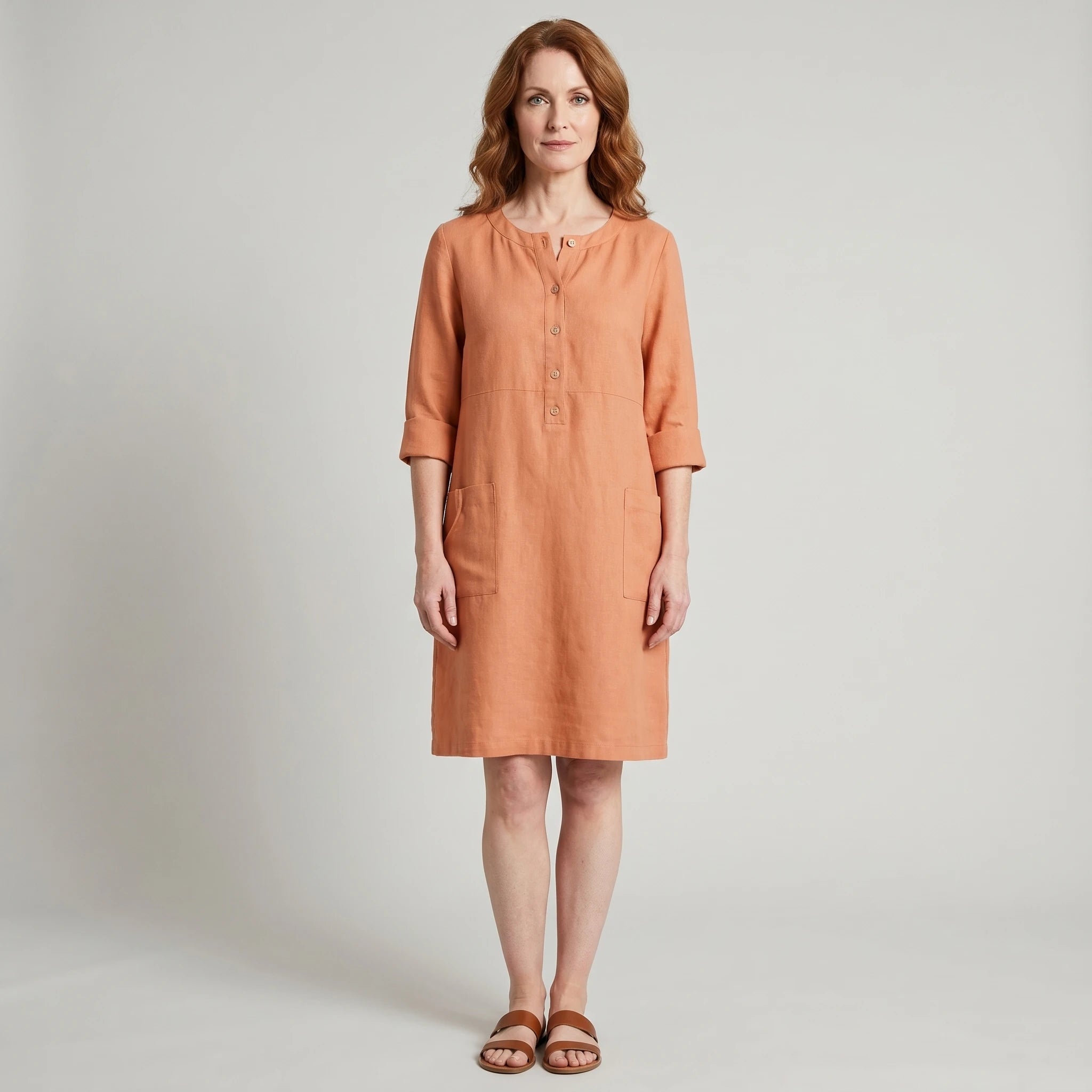 Saoirse - Casual Dress with Relaxed Fit and Timeless Look
