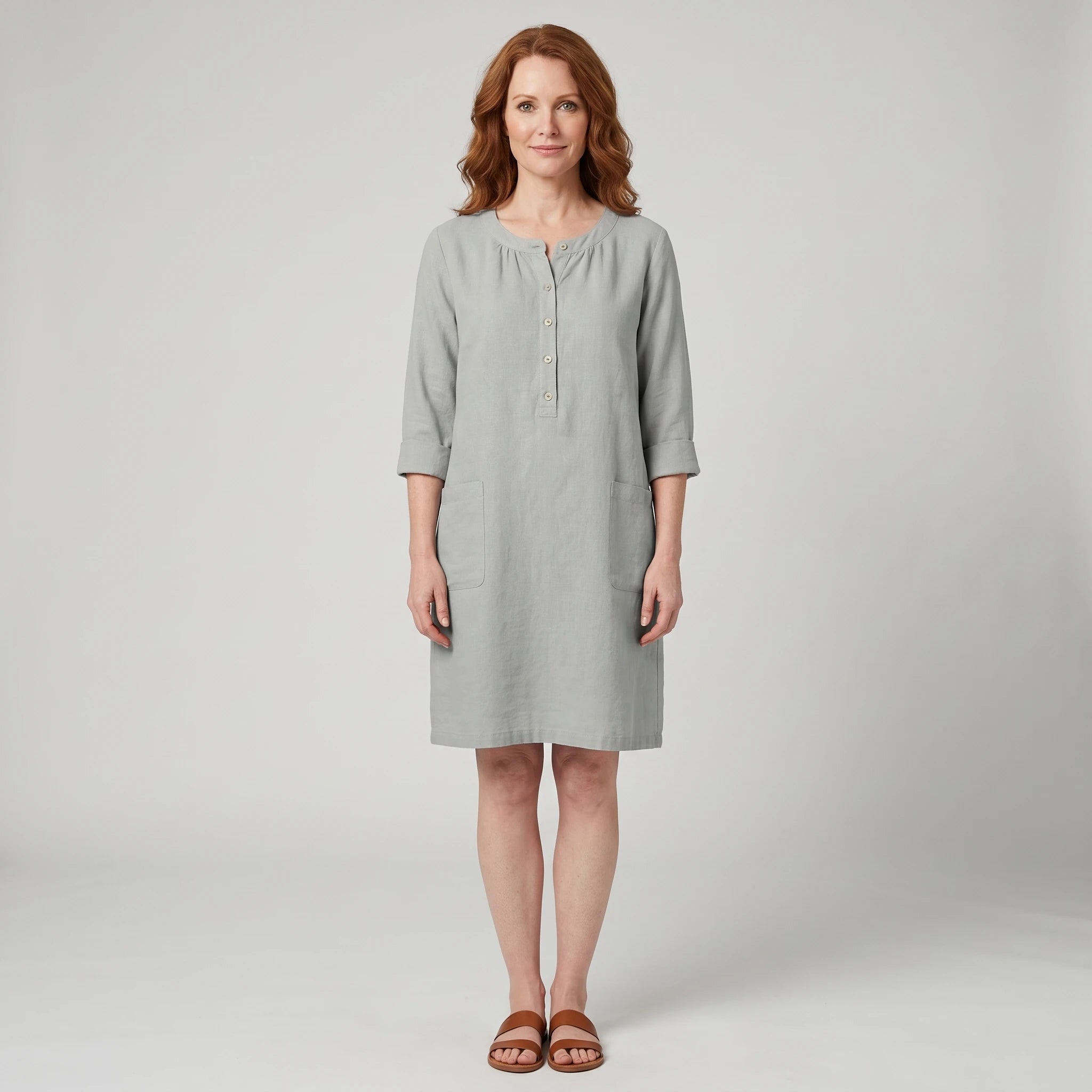 Saoirse - Casual Dress with Relaxed Fit and Timeless Look