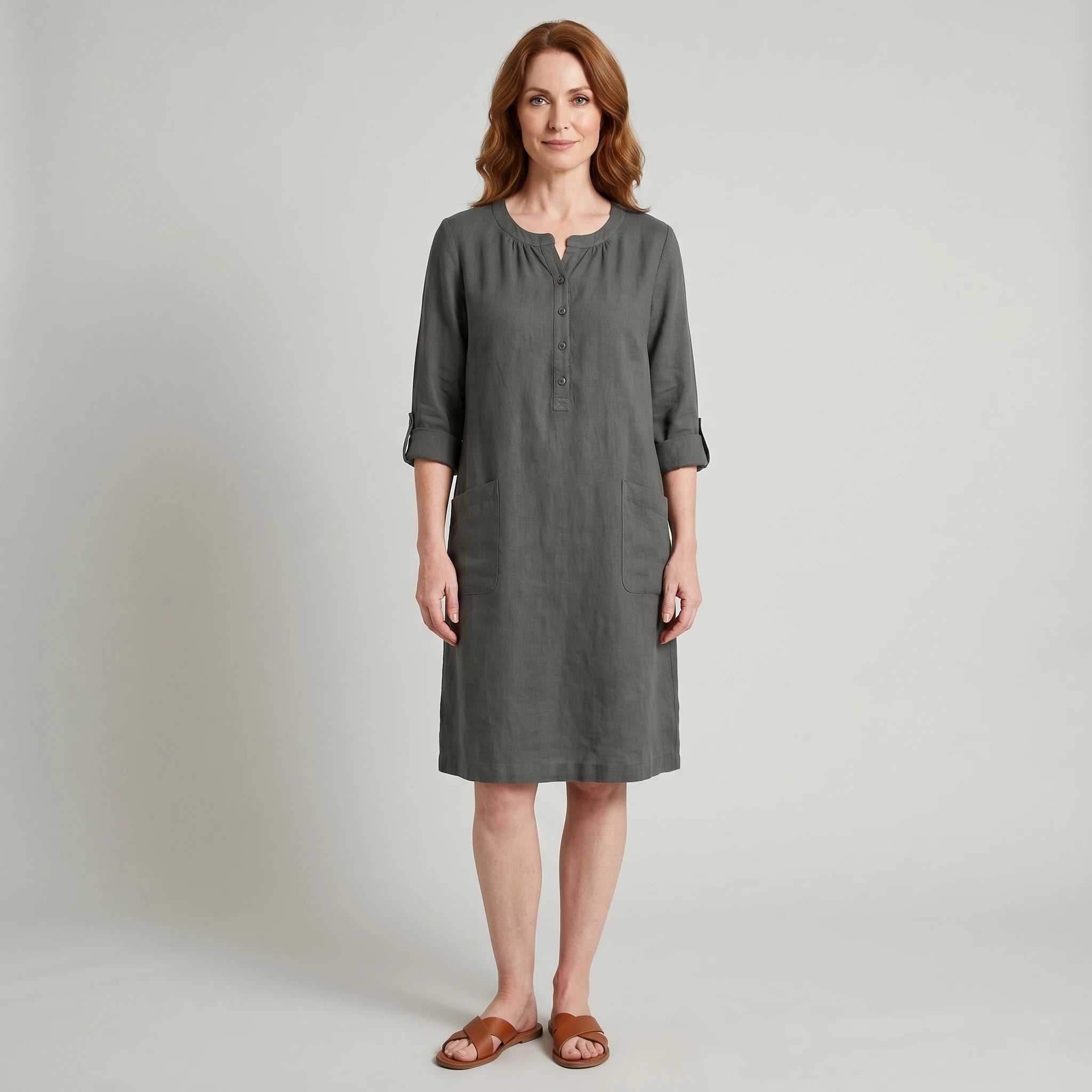 Saoirse - Casual Dress with Relaxed Fit and Timeless Look