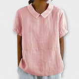 Lia - Short Sleeve Blouse